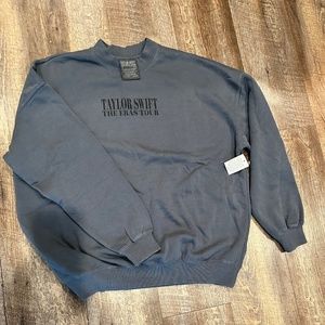 NWT Taylor Swift Eras Tour Blue Crewneck Small RARE